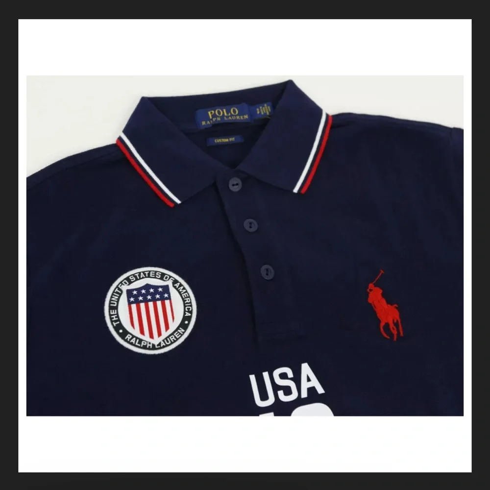 Polo Ralph Lauren Custom Fit Big Pony Short Sleeve Polo Shirt USA 16